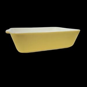 Vintage PYREX Refrigerator‎ Dish 1.5 Quart Yellow No Lid